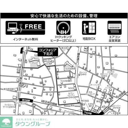 コンフォリア下北沢の物件内観写真